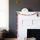 Mantle Clock | White Terrazzo
