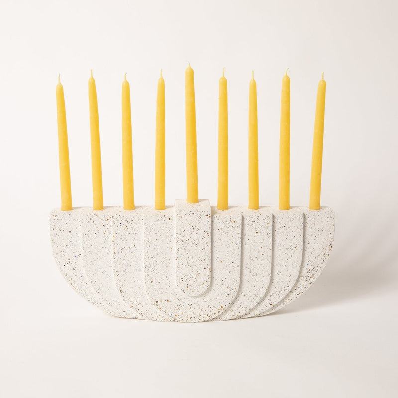 Menorah | White Terrazzo