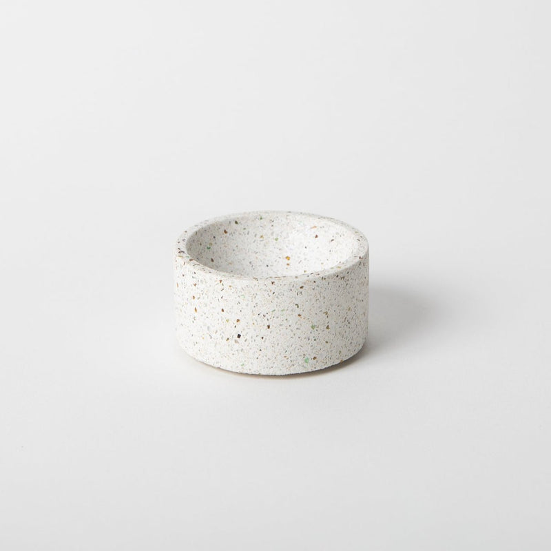 Round Incense Holder | White Terrazzo