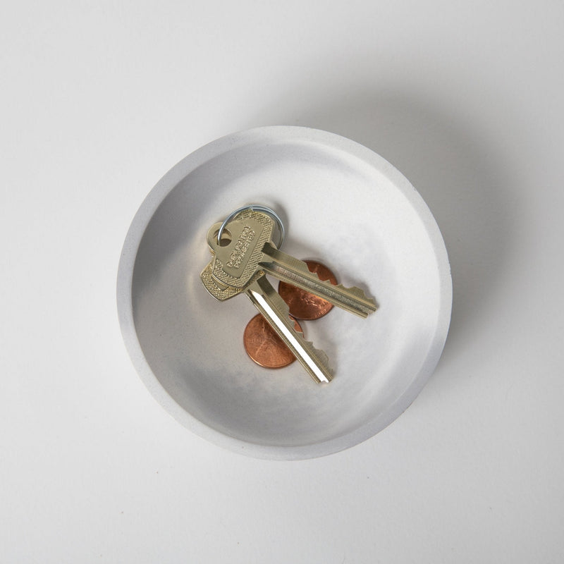 4" Catch-All | Grey & White