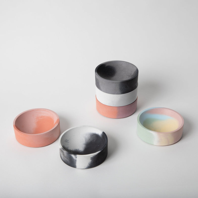 4" Catch-All | Grey & White