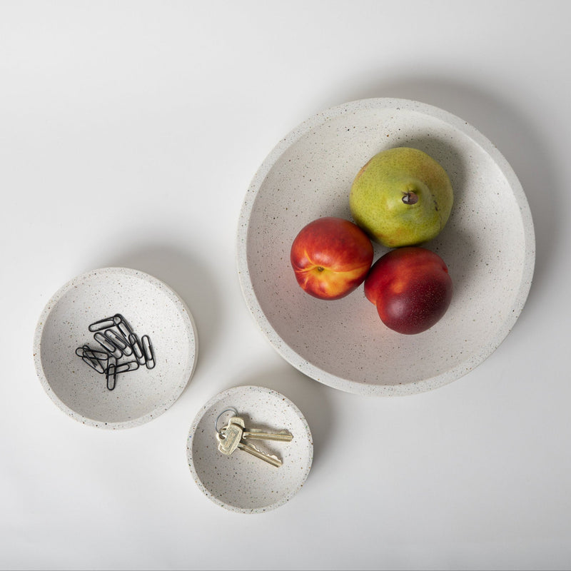 5" Catch-All | White Terrazzo