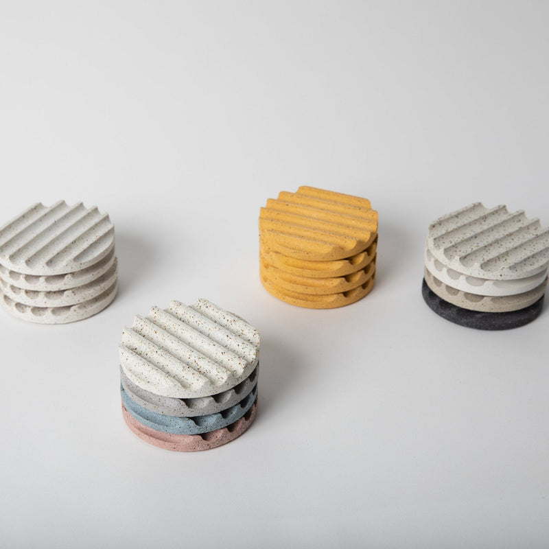 Coaster Set | Terrazzo Grey Scale