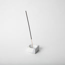 Square Incense Holder | Grey & White