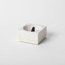 Square Incense Holder | White Terrazzo