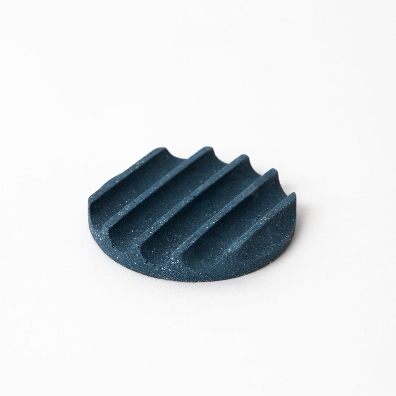 Mini Soap Dish | Cobalt Terrazzo