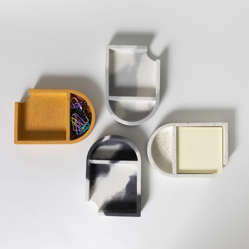 Sticki Note Holder | White Terrazzo
