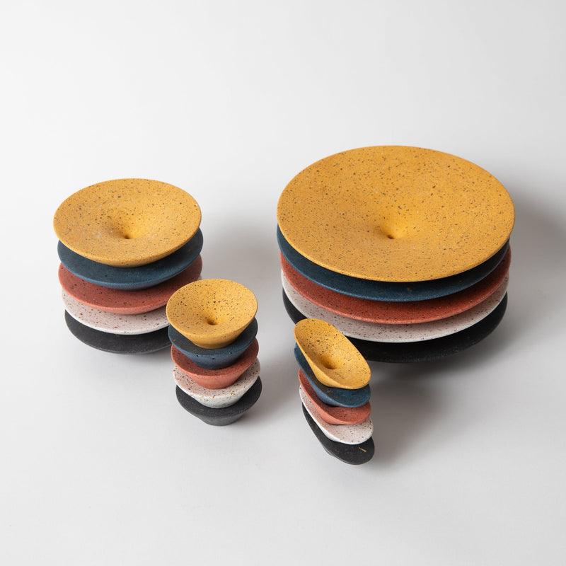 Dimple Wall Hook, Medium | Coral Terrazzo