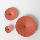 Dimple Wall Hook, Medium | Coral Terrazzo