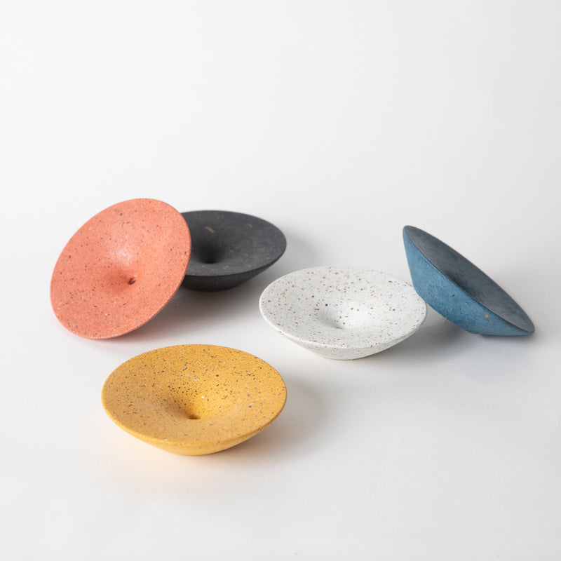 Dimple Wall Hook, Medium | Coral Terrazzo