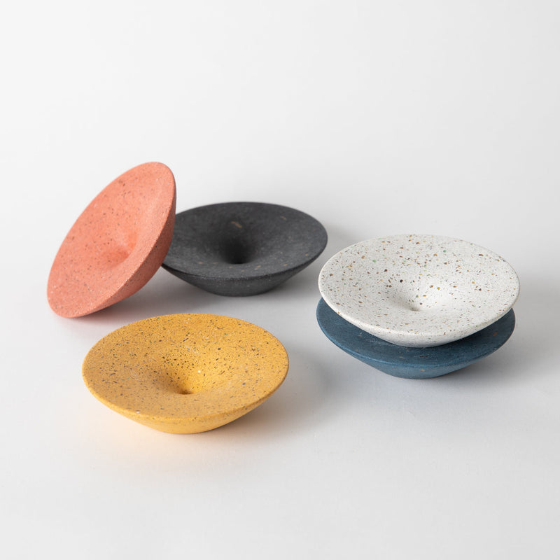 Dimple Wall Hook, Medium | Coral Terrazzo