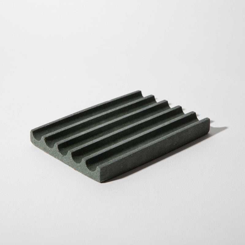 Soap Dish | Dark Green Terrazzo
