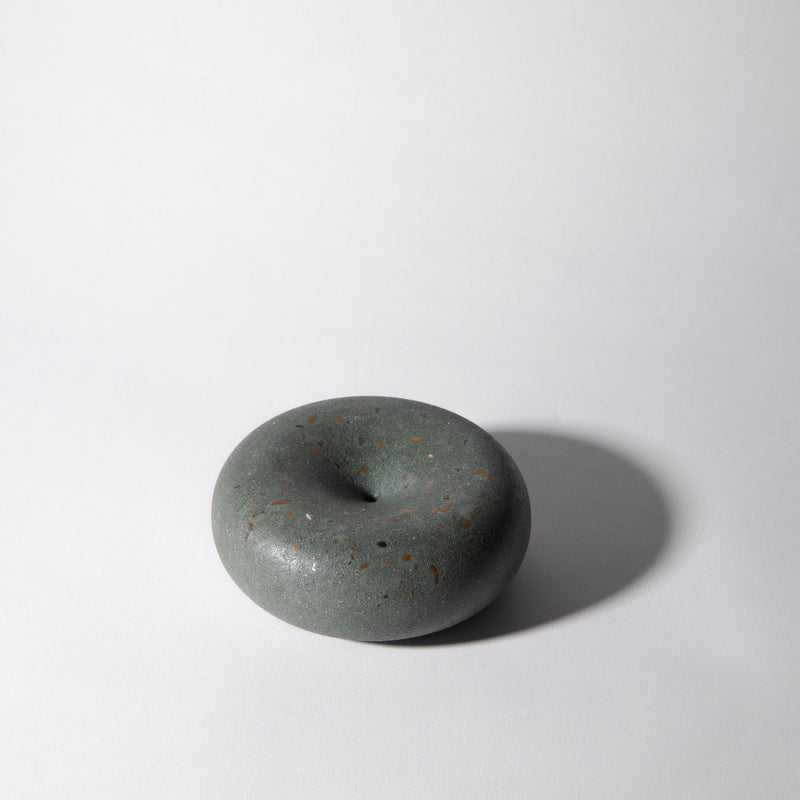 Bubble Incense Holder | Dark Green Terrazzo