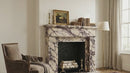 Calacatta Viola Marble Fluted Fireplace Mantel Polished (L)70" (H)52" (D)7"