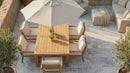 Solto White Marble Leathered Pavers