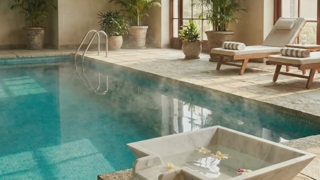 Carrara White Marble Natural Stone Pool Square Poolwok with Lip