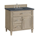 James Martin Lorelai 36" Single Bathroom Vanity, Whitewashed Oak