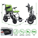 Pride D3-C 24V/10AH Electric Motorized Folding Wheelchair, 300W (SAK97523)
