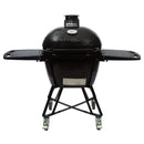 Primo Oval Large 300 All-In-One Ceramic Kamado Grill W/ Cradle, Side Shelves & Stainless Steel Grates [PGCLGC] (SAK21293)