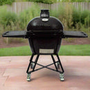 Primo Oval Large 300 All-In-One Ceramic Kamado Grill W/ Cradle, Side Shelves & Stainless Steel Grates [PGCLGC] (SAK21293) by SAKSBY.com