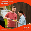 Primo Oval Large 300 Ceramic Kamado BBQ Grill W/ Stainless Steel Grates [PGCLGH] (SAK14871) by SAKSBY.com