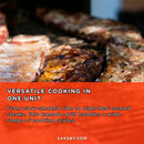Primo Oval Large 300 Ceramic Kamado BBQ Grill W/ Stainless Steel Grates [PGCLGH] (SAK14871) by SAKSBY.com