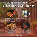 Primo Oval XL 400 All-In-One Kamado Charcoal Grill [PGCXLC] (SAK19358) by SAKSBY.com