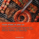 Primo Oval XL 400 Ceramic Kamado BBQ Grill W/ Stainless Steel Grates [PGCXLH] (SAK23100) by SAKSBY.com