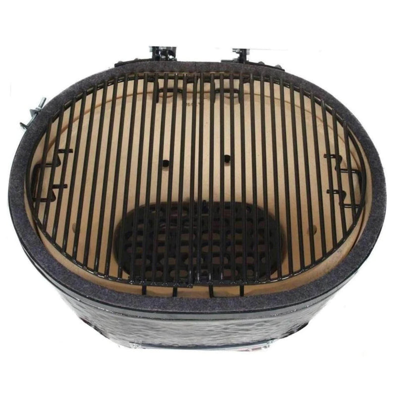 Primo Oval XL 400 Ceramic Kamado BBQ Grill W/ Stainless Steel Grates [PGCXLH] (SAK23100)