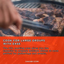 Primo Oval XXL Black Ceramic Kamado Charcoal Grill [PGCXXLH] (SAK25674)