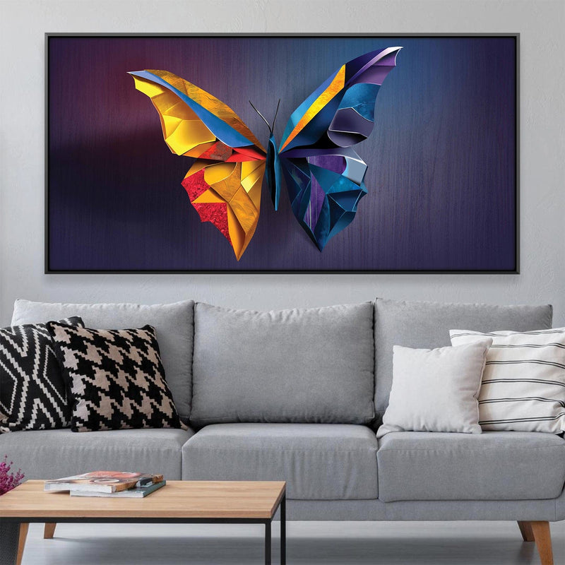 Prismatic Butterfly Canvas