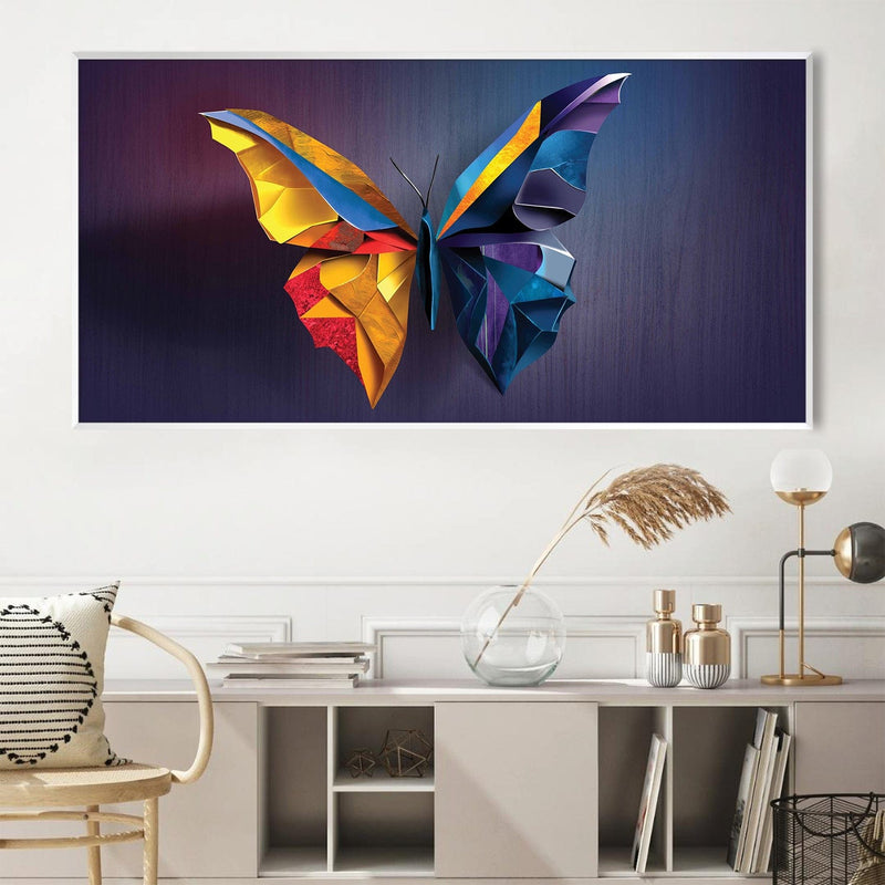 Prismatic Butterfly Canvas