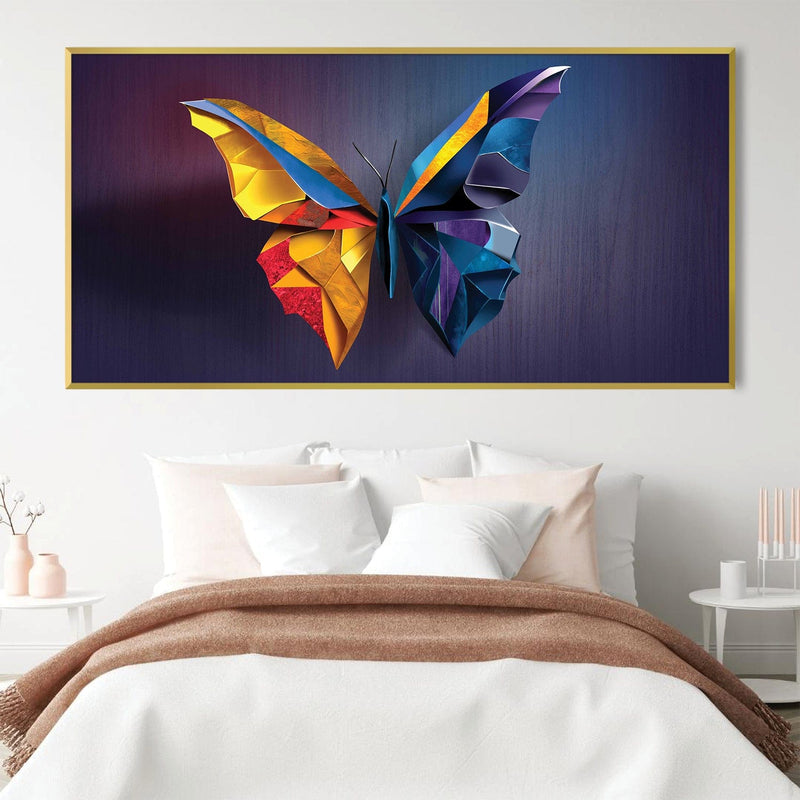 Prismatic Butterfly Canvas