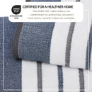Decorative Cotton Stripe Bath Towel Set - Noelle Collection by Great Bay Home