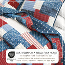 Americana Patchwork Quilt Set - Lowel Collection by Great Bay Home