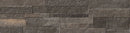 Veneer World Pro Ledgestone Ridge Black Corner Quartz Look Porcelain Moldings 5.75x24