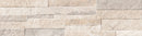 Veneer World Pro Ledgestone Ridge White Smart-corner Quartz Look Porcelain Moldings 5.75x24