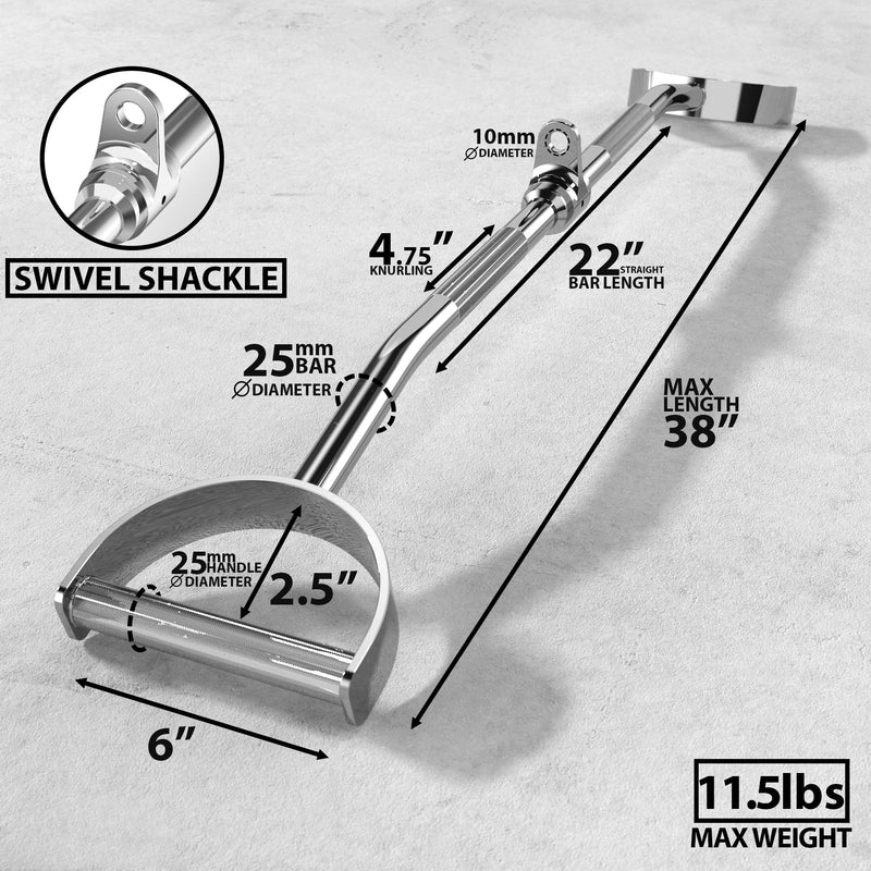 Synergee Pro-Style Lat Bar Cable