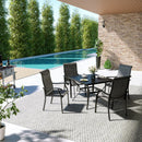 Lume Textilene Outdoor Dining Set, 5-Piece