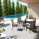 Lume Textilene Outdoor Dining Set, 5-Piece