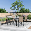 Lume Textilene Outdoor Dining Set, 5-Piece