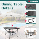 Lume Textilene Outdoor Dining Set, 5-Piece