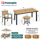 Grain Outdoor Dining Set, 8-Piece