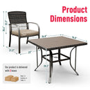 Weave Outdoor Dining Set, 5-Piece