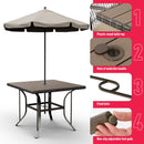 Weave Outdoor Dining Set, 5-Piece