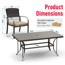 Weave Outdoor Dining Set, 7-Piece
