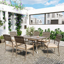 Weave Outdoor Dining Set, 7-Piece