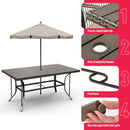 Weave Outdoor Dining Set, 7-Piece