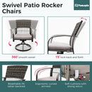Weave Outdoor Dining Set, 7-Piece, Full Swivel