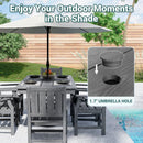 Corex HDPE Outdoor Dining Set, 6-Piece